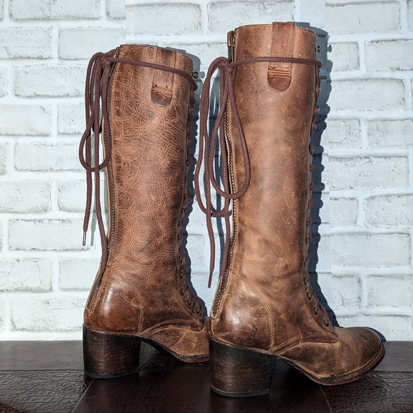 FreeBird Vntg GRANY Old Style Victorian Lace Boots size 8 - Picture 3 of 16